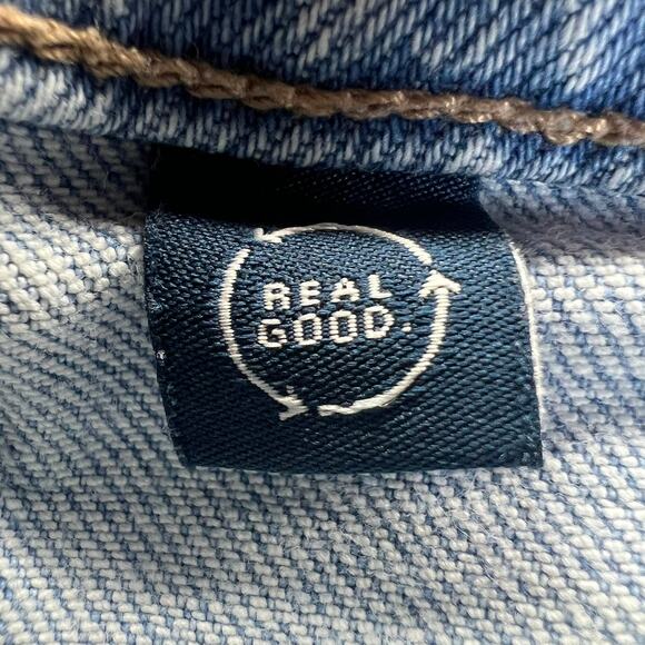 American Eagle Jeans Women's Blue Strigid Mom High Rise Straight Light Wash 10L - Picture 6 of 9